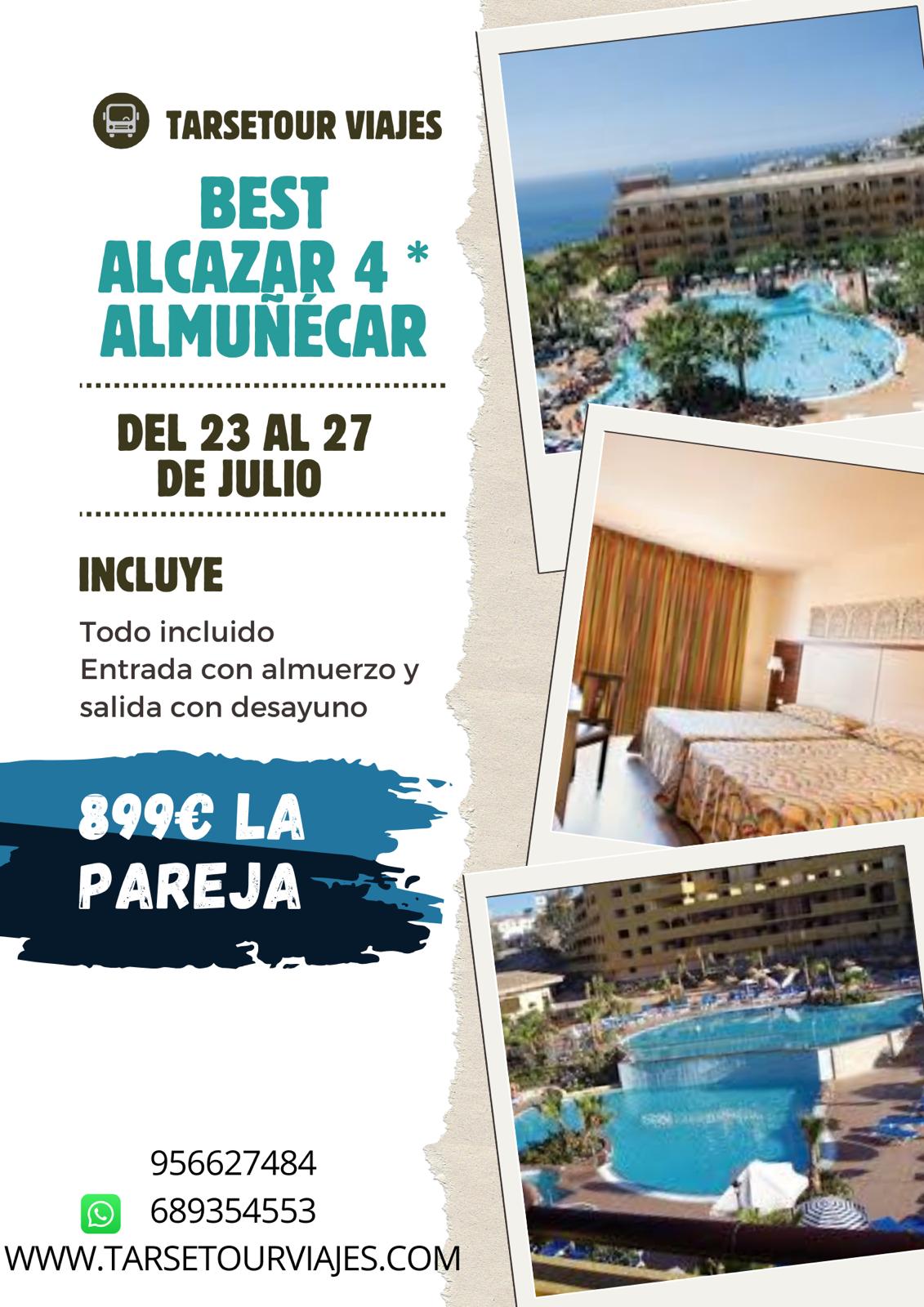 Escapada de Verano al Hotel Best Alcázar 4* Almuñécar